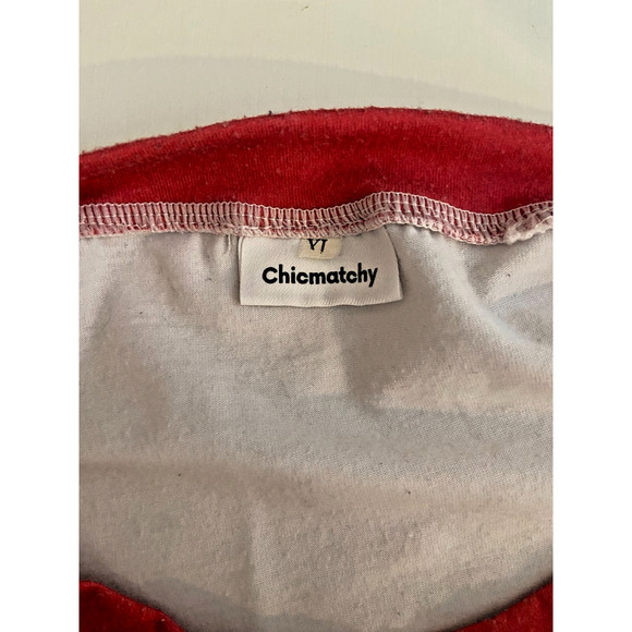 Mens Red and White Stripe Christmas Pajama Set, Reindeer on front, Size XL - Picture 11 of 11